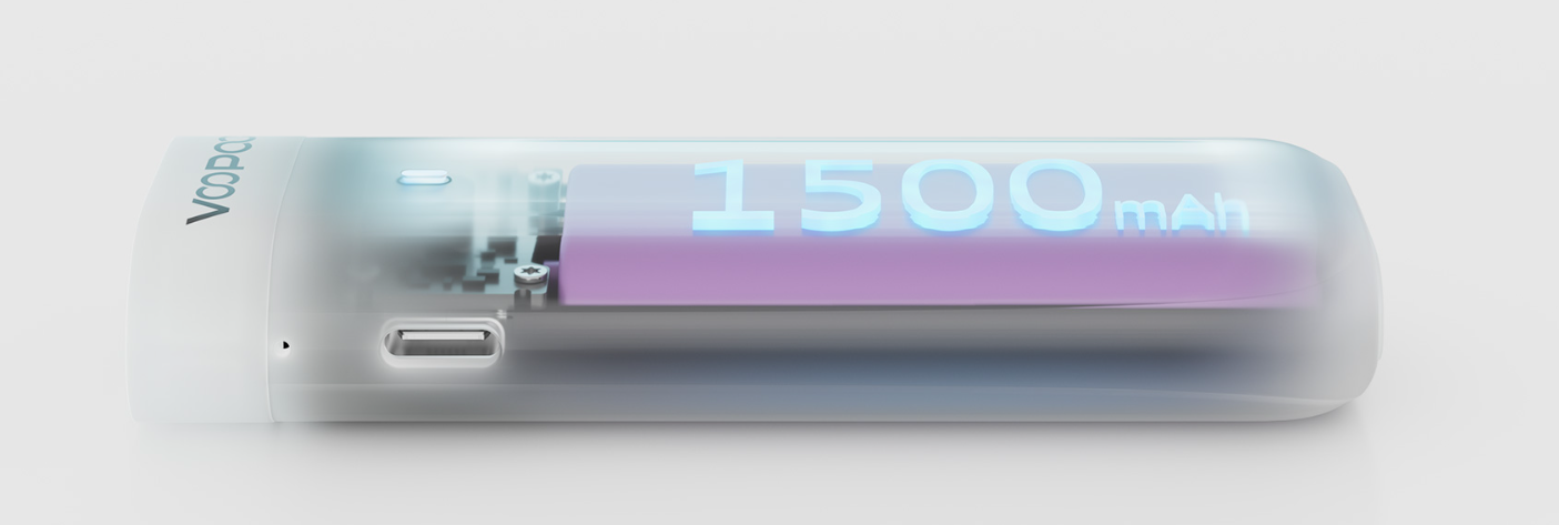 voopoo Z2 new battery 1500mAh - poskytuje energiu až na 5 dní prevádzky